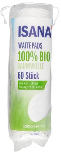 Isana Wattepads 100% Bio-Baumwolle