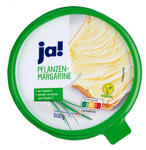 Ja! Pflanzenmargarine