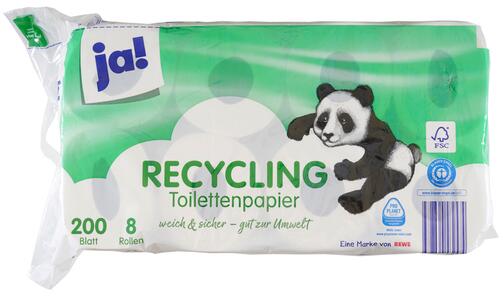 Ja! Recycling Toilettenpapier