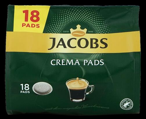 Jacobs Crema Pads, 18 Pads