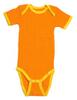 Jako-O Baby-Body Halbarm, hellorange/maisgelb