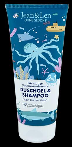 Jean & Len 2in1 Duschgel & Shampoo für mutige Unterwasserfreunde