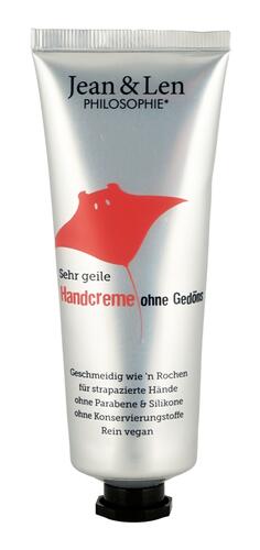 Jean & Len Sehr geile Handcreme ohne Gedöns Jean & Len Sehr geile Handcreme ohne Gedöns