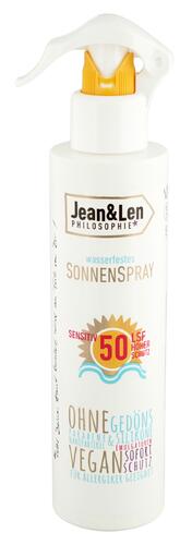 Jean & Len Wasserfestes Sonnenspray Sensitiv 50