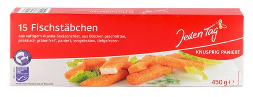 Jeden Tag 15 Fischstäbchen