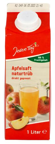 Jeden Tag Apfelsaft naturtrüb