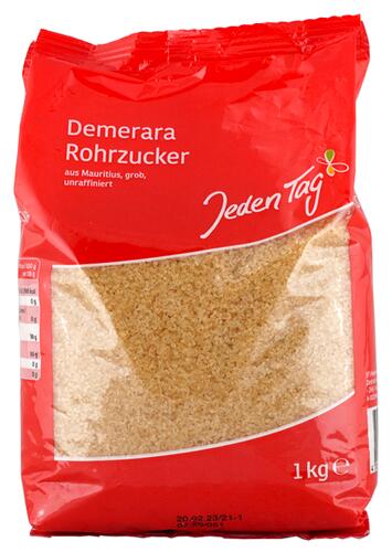 Jeden Tag Demerara Rohrzucker