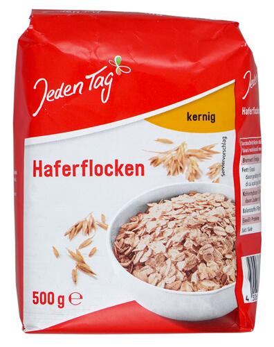 Jeden Tag Haferflocken kernig