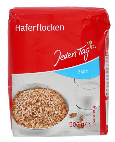 Jeden Tag Haferflocken, zart