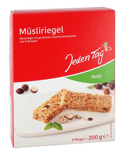 Jeden Tag Müsliriegel Nuss