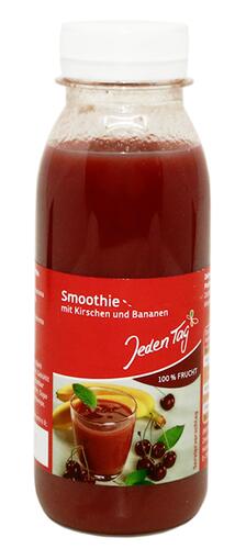 Jeden Tag Smoothie mit Kirschen und Bananen