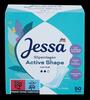 Jessa Slipeinlagen Active Shape Normal, ohne Duftstoffe, 50 Stück Jessa Slipeinlagen Active Shape Normal, ohne Duftstoffe, 50 Stück