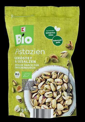 K-Bio Pistazien geröstet & gesalzen