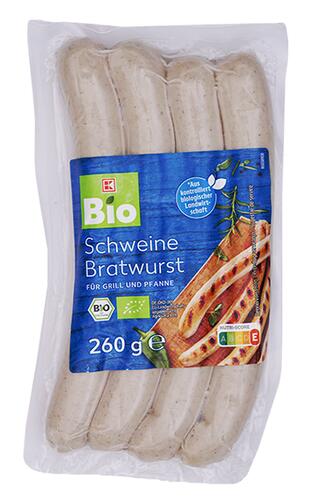 K-Bio Schweine Bratwurst