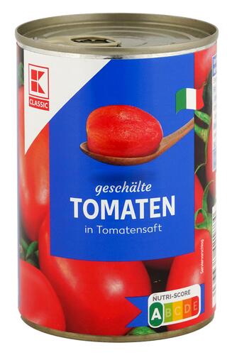 K-Classic Geschälte Tomaten in Tomatensaft