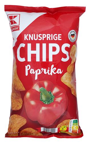 K-Classic Knusprige Chips Paprika