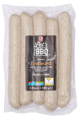 K-Classic Let's BBQ Delikatess Bratwurst