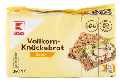 K-Classic Vollkorn-Knäckebrot Sesam