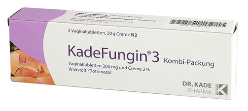 Kade Fungin 3 Kombi-Packung, Vaginaltabletten und Creme