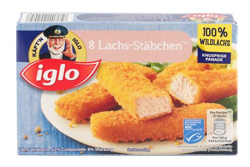 Käpt'n Iglo 8 Lachs-Stäbchen