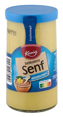 Kania Delikatess Senf Mittelscharf