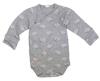 Kanz Layette "Little Sheep" Wickelbody 1/1 Arm, grau