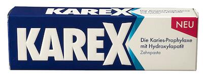 Karex Zahnpasta Die Karies-Prophylaxe mit Hydroxylapatit Karex Zahnpasta Die Karies-Prophylaxe mit Hydroxylapatit