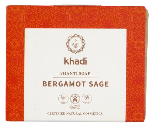 Khadi Shanti Soap Bergamot Sage
