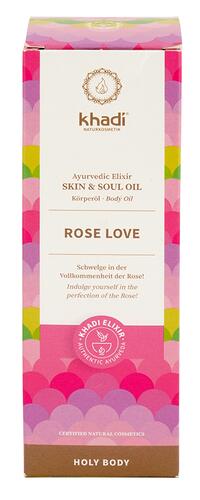 Khadi Skin & Soul Oil Rose Love