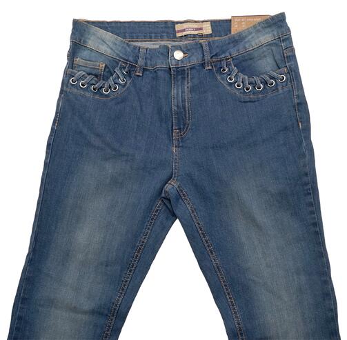 Kik Janina Style Skinny Normal Rise Denim Middle Blue Kik Janina Style Skinny Normal Rise Denim Middle Blue