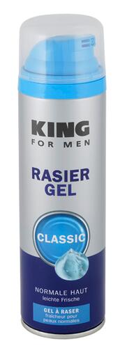 King For Men Rasiergel Classic, normale Haut