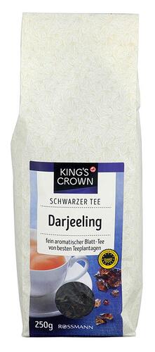 King's Crown Schwarzer Tee Darjeeling, lose