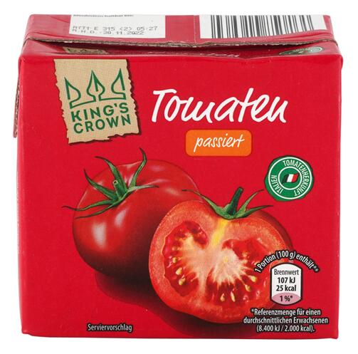 King's Crown Tomaten passiert