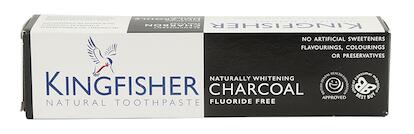 Kingfisher Charcoal Natural Toothpaste Fluoride Free