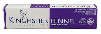 Kingfisher Fennel Natural Toothpaste Fluoride Free Kingfisher Fennel Natural Toothpaste Fluoride Free