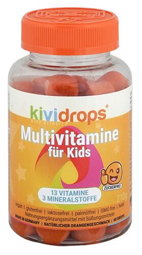 Kividrops Multivitamine für Kids, Fruchtgummis