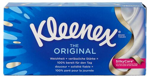 Kleenex The Original Tücher Silky Care, 3-lagig