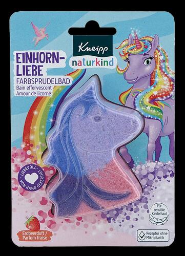 Kneipp Naturkind Einhornliebe Farbsprudelbad, Erdbeerduft