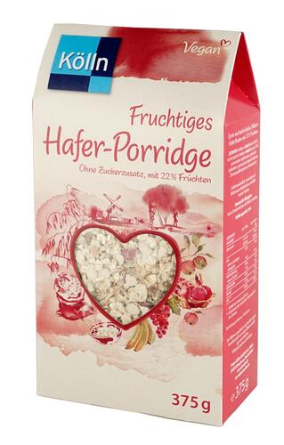 Kölln Fruchtiges Hafer-Porridge, vegan