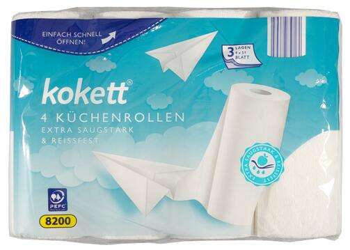 Kokett 4 Küchenrollen