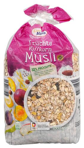 Kornmühle Früchte Vollkorn Müsli