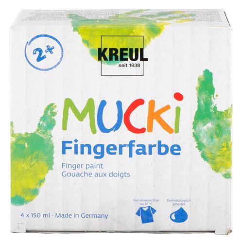 Kreul Mucki Fingerfarbe 4 x 150 ml