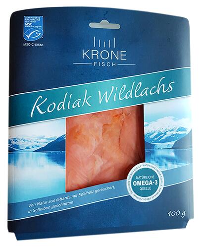 Krone Fisch Kodiak Wildlachs