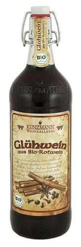 Kunzmann Weinkellerei Glühwein aus Bio-Rotwein 