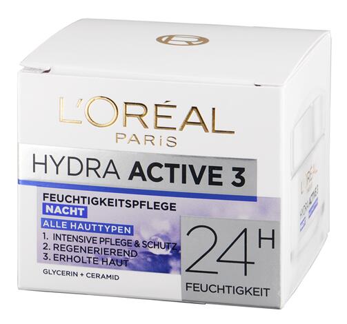 L'Oréal Hydra Active 3 Feuchtigkeitspflege Nacht L'Oréal Hydra Active 3 Feuchtigkeitspflege Nacht
