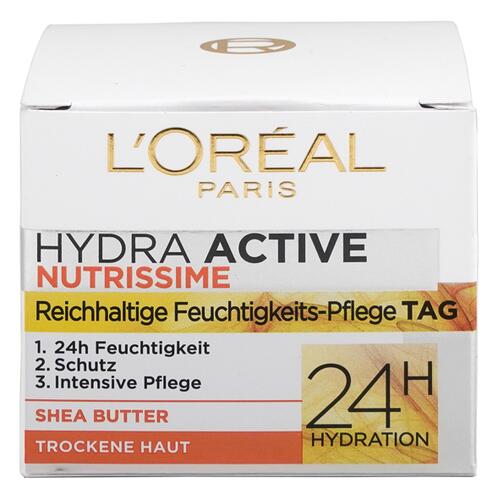 L'Oréal Hydra Active Nutrissime Tag, Trockene Haut