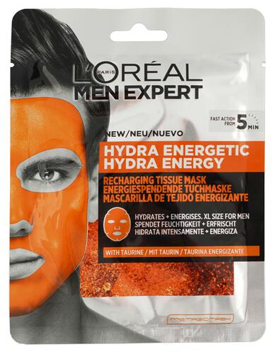 L'Oréal Men Expert Hydra Energy Energiespendende Tuchmaske