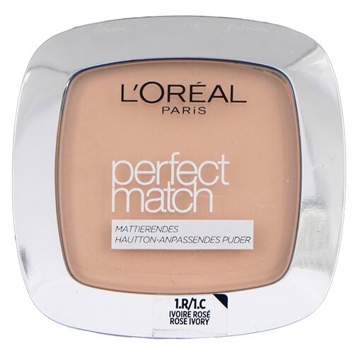 L'Oréal Perfect Match Puder, 1.R/1.C Ivore Rosé