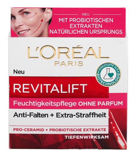 L'Oréal Revitalift Feuchtigkeitspflege, ohne Parfum
