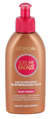 L'Oréal Sublime Bronze Selbstbräunungs-Milch